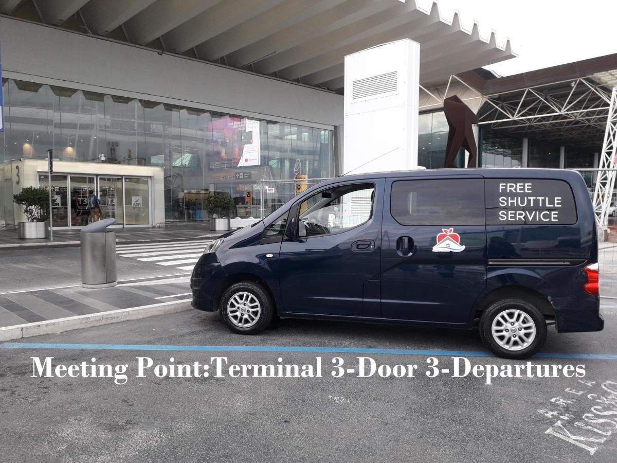 Apple Rooms Rome Airport Fiumicino Kültér fotó Free shuttle service
